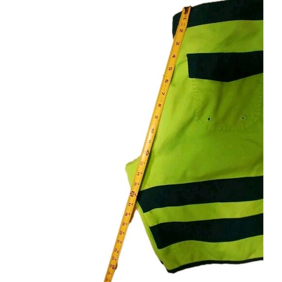 Hurley Block Party Swim Boardshorts Mens Size 36 Tropical Trunks Striped Sport - Picture 14 of 16